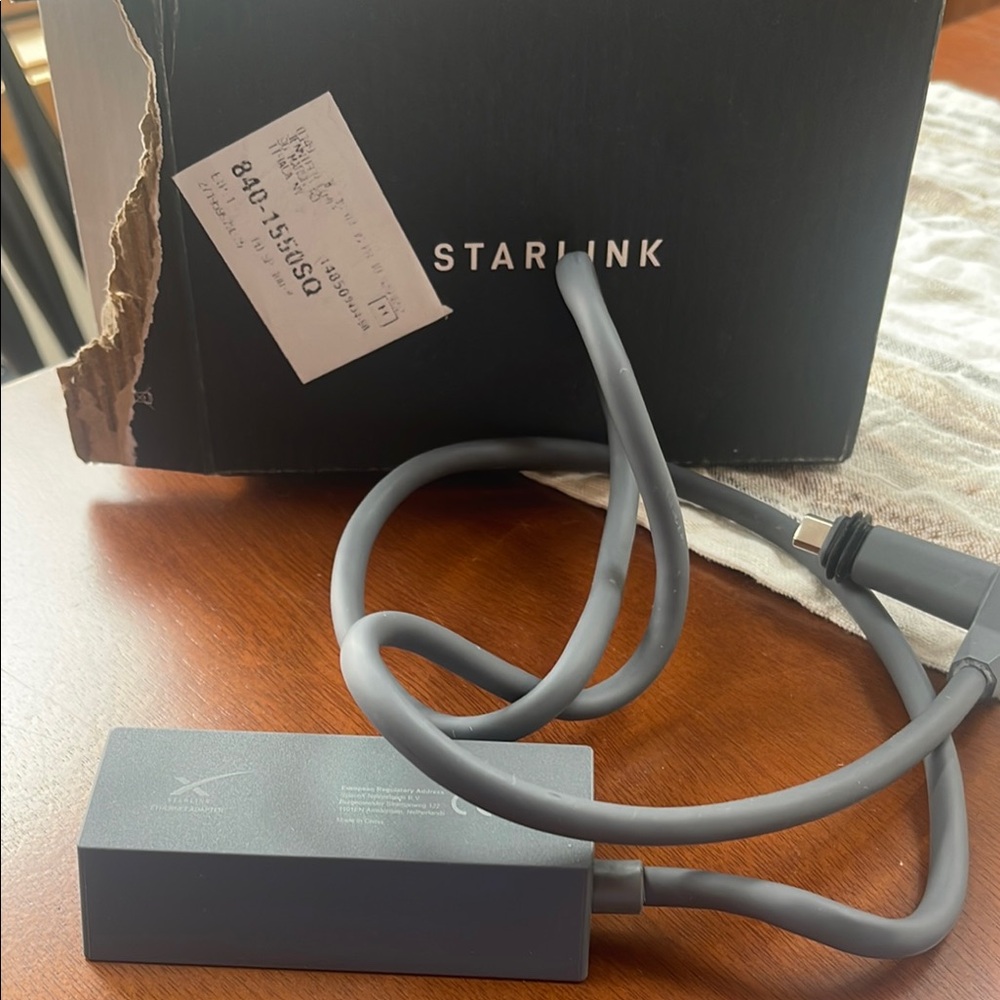 Starlink Black Power Adapter